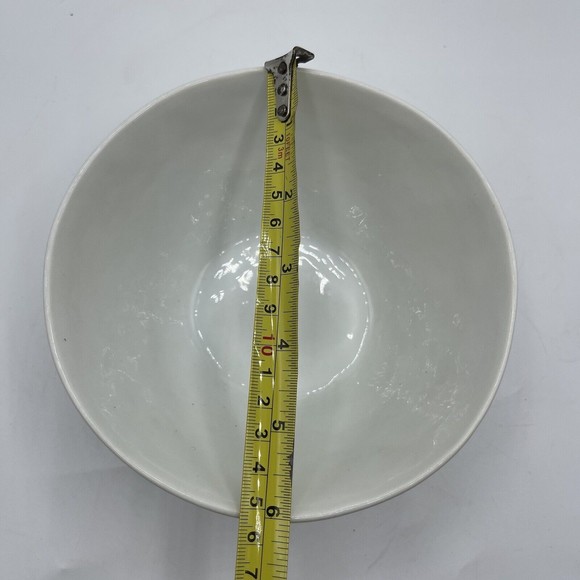 Crate and Barrel Single Mercer White‎ Dinner Bowl - Picture 2 of 6